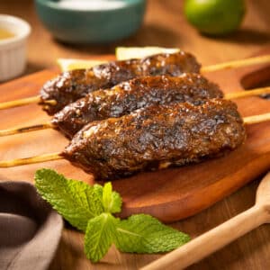 Beef Kafta Skewers