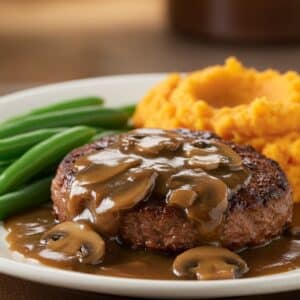 Mindful Meals Salisbury Steak with Mushroom Gravy & Mashed Sweet Potatoes