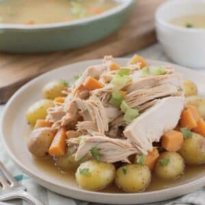 Mindful Meals Roasted Chicken over Roasted Potatoes