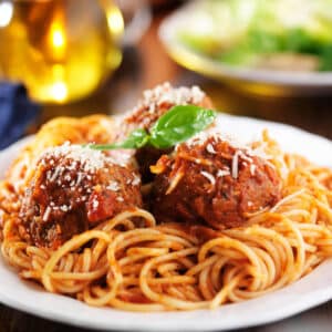 Mindful Meals Spaghetti and Meatballs