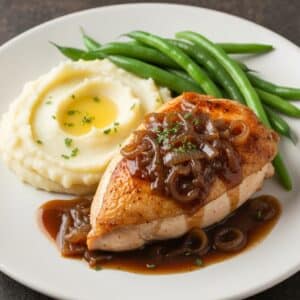 Mindful Meals French Onion Chicken with Mashed Potatoes