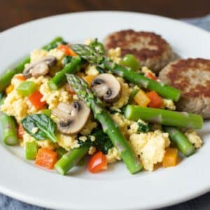 Mindful Mornings Veggie Scramble