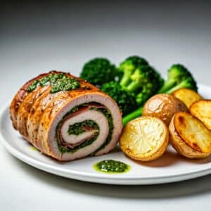Mindful Meals Pesto & Prosciutto Stuffed Pork Loin