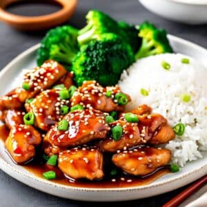 Mindful Meals Sesame Chicken with Broccoli & Rice