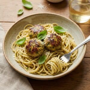 Chicken Pesto Meatballs