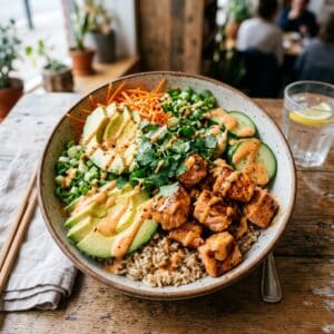 Bang Bang Salmon Rice Bowl