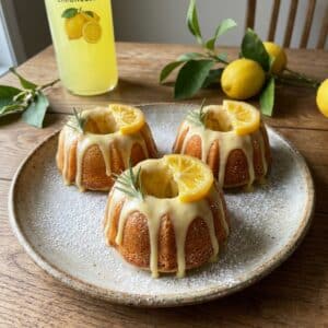 Limoncello Cream Cheese Mini Bundts Cake