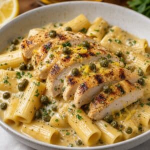 Creamy Chicken Piccata Pasta